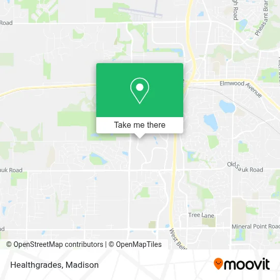 Healthgrades map