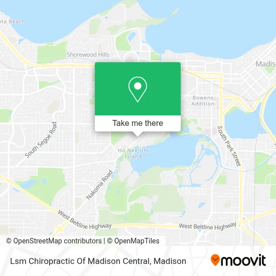 Lsm Chiropractic Of Madison Central map