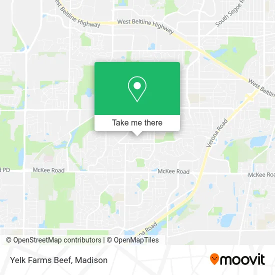 Yelk Farms Beef map