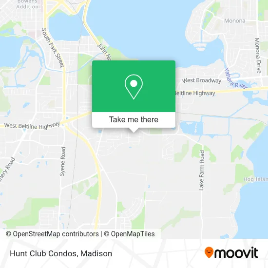 Hunt Club Condos map