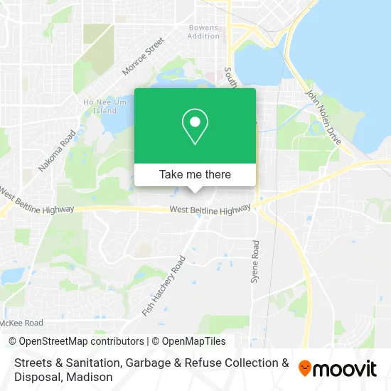 Streets & Sanitation, Garbage & Refuse Collection & Disposal map