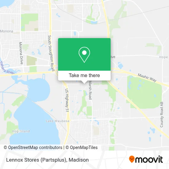 Lennox Stores (Partsplus) map
