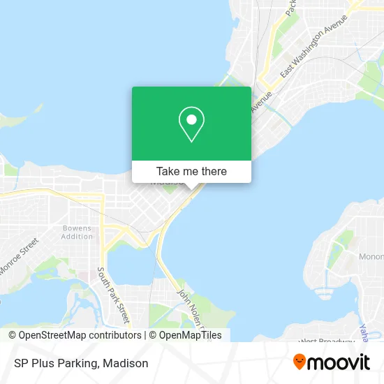 SP Plus Parking map