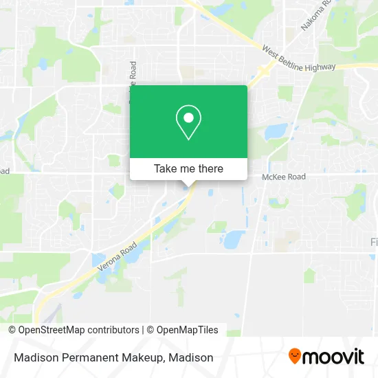 Madison Permanent Makeup map