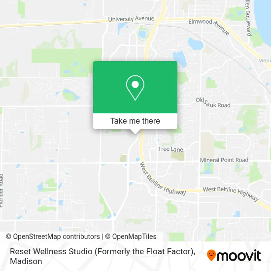 Reset Wellness Studio (Formerly the Float Factor) map