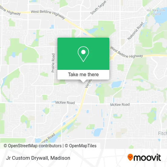 Jr Custom Drywall map