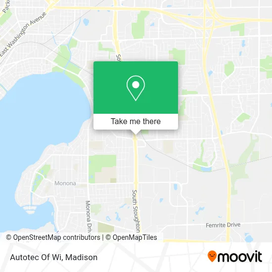 Autotec Of Wi map