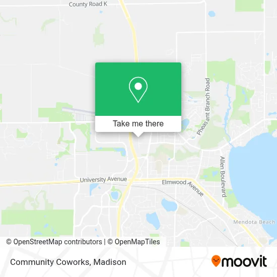 Community Coworks map