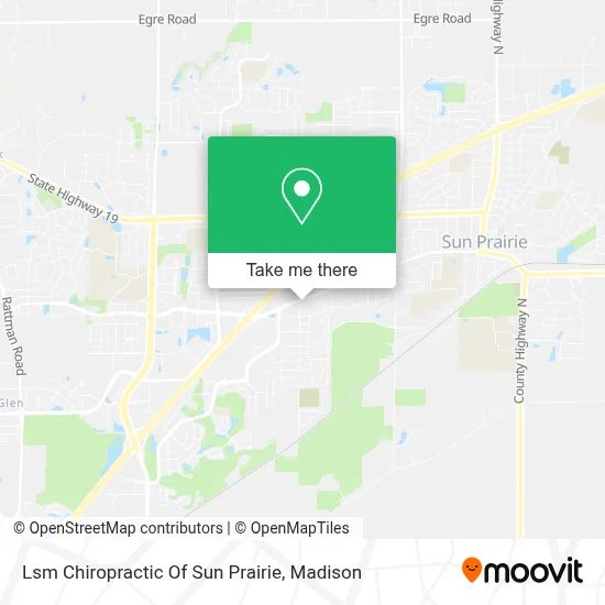 Lsm Chiropractic Of Sun Prairie map