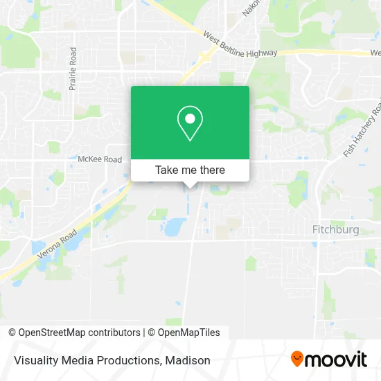 Visuality Media Productions map