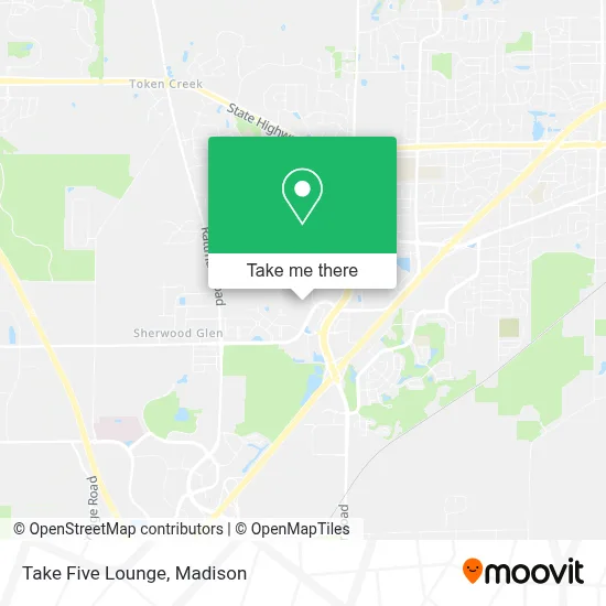 Take Five Lounge map