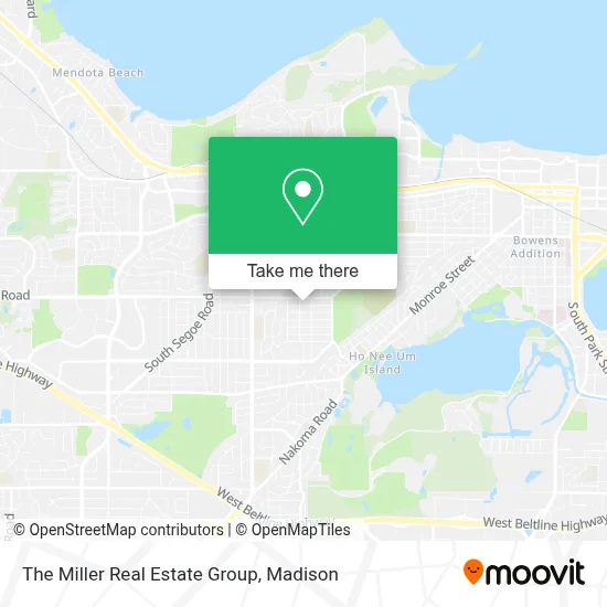 The Miller Real Estate Group map