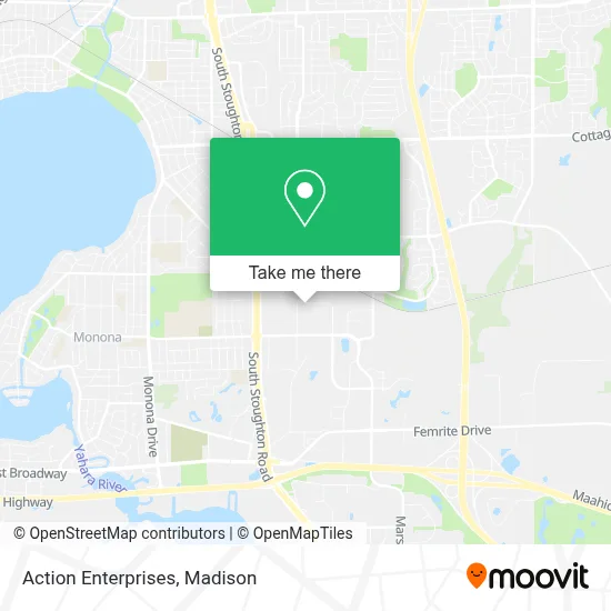 Action Enterprises map