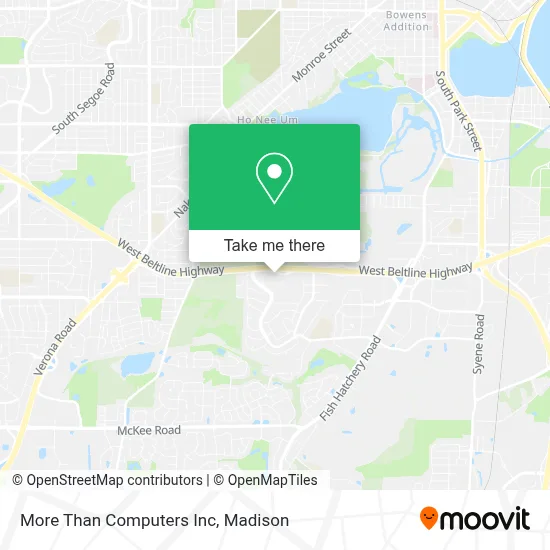 More Than Computers Inc map