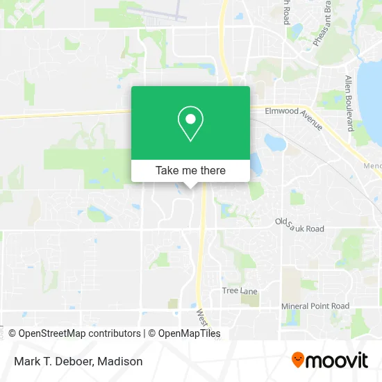 Mark T. Deboer map
