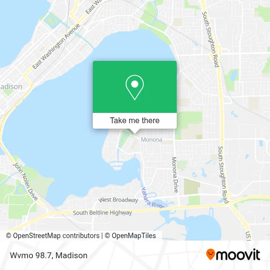 Wvmo 98.7 map
