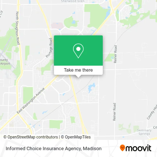 Mapa de Informed Choice Insurance Agency