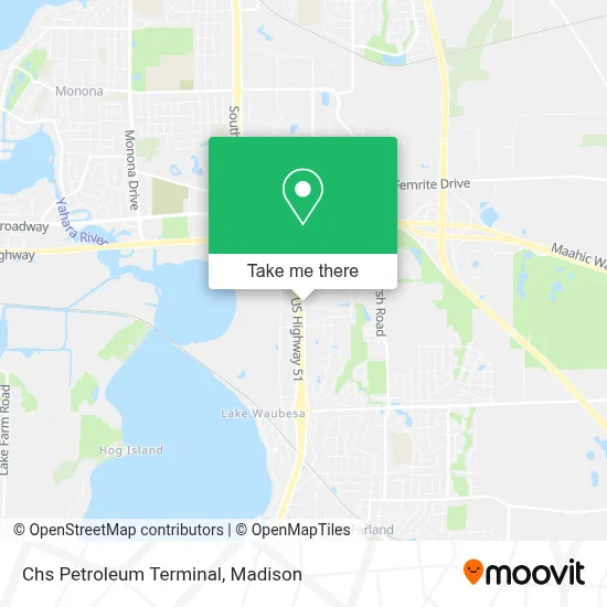 Chs Petroleum Terminal map