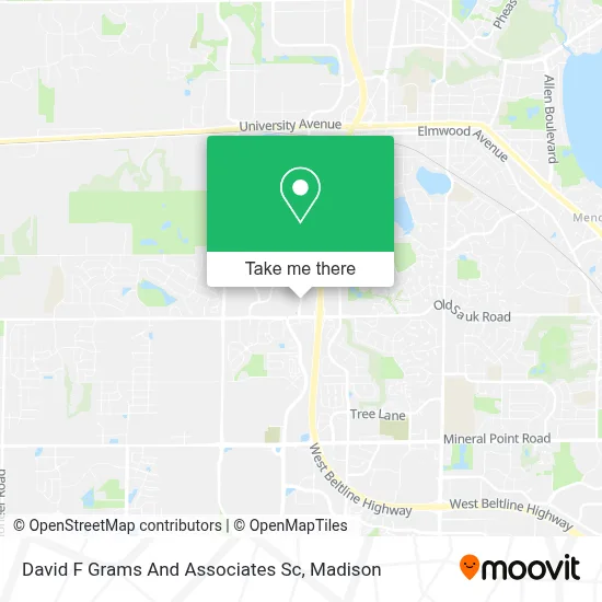 David F Grams And Associates Sc map