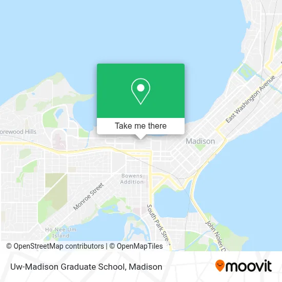 Uw-Madison Graduate School map