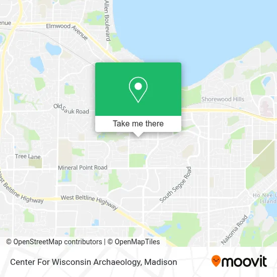Center For Wisconsin Archaeology map