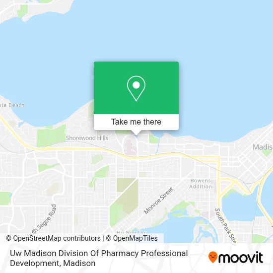 Uw Madison Division Of Pharmacy Professional Development map