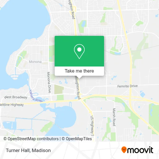Turner Hall map