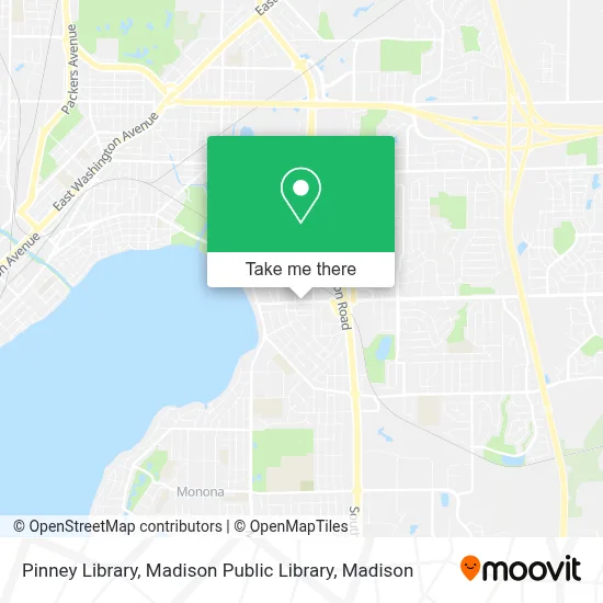 Mapa de Pinney Library, Madison Public Library