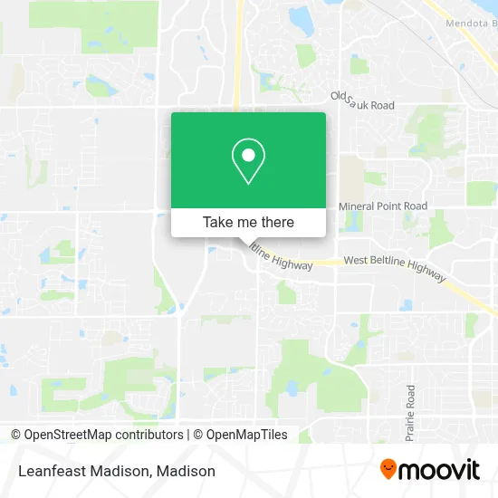 Leanfeast Madison map