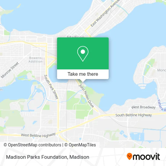 Madison Parks Foundation map