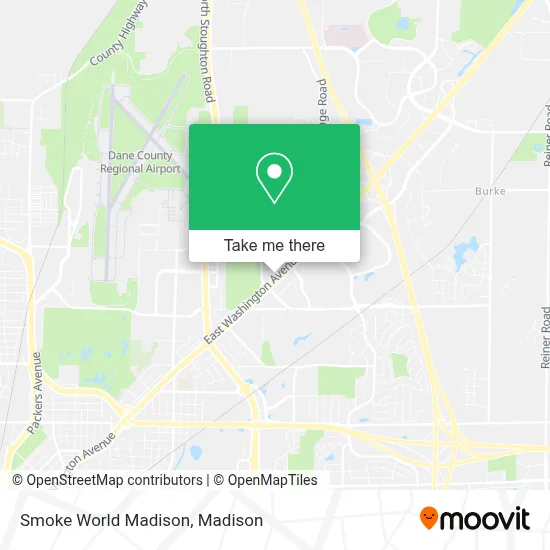 Smoke World Madison map