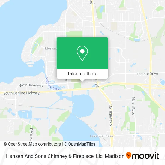 Hansen And Sons Chimney & Fireplace, Llc map