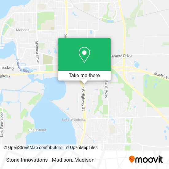 Stone Innovations - Madison map