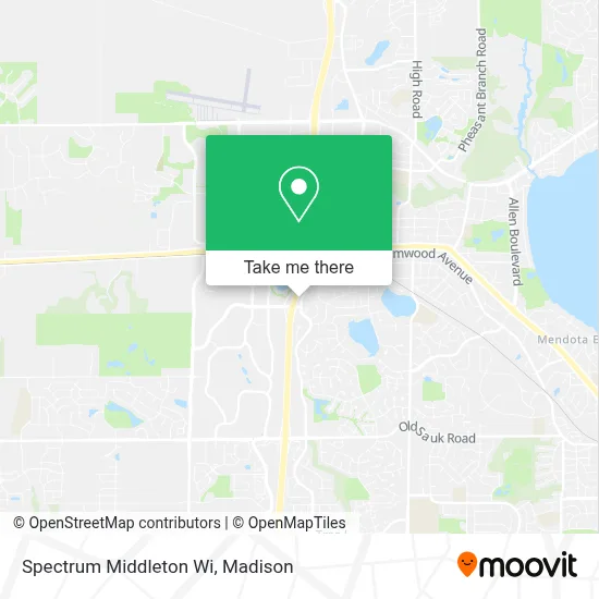 Spectrum Middleton Wi map