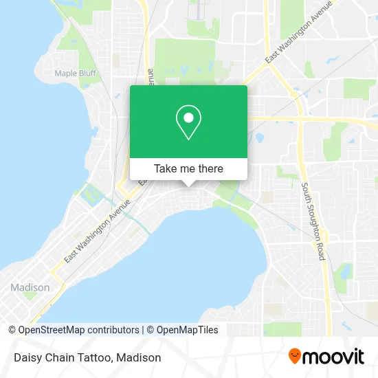 Daisy Chain Tattoo map