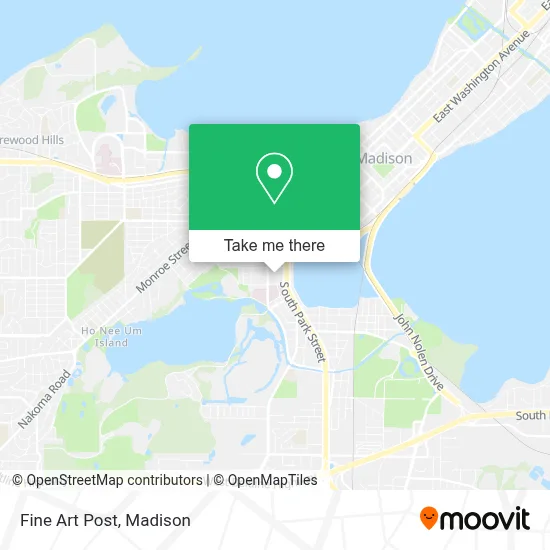 Fine Art Post map