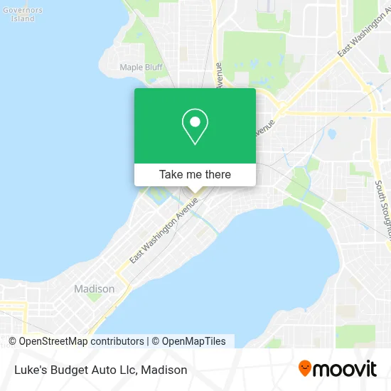 Luke's Budget Auto Llc map
