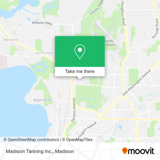 Madison Tanning Inc. map