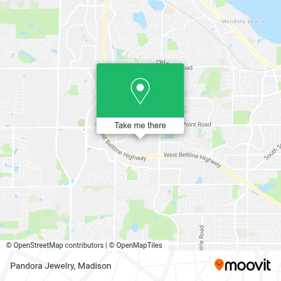 Pandora Jewelry map