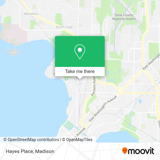 Hayes Place map