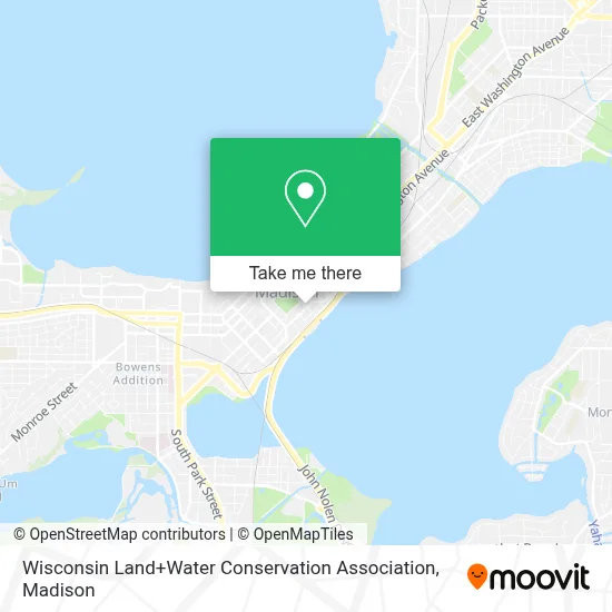Wisconsin Land+Water Conservation Association map