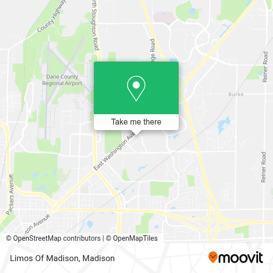 Limos Of Madison map