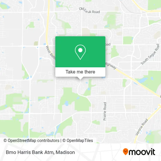 Bmo Harris Bank Atm map