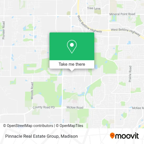 Pinnacle Real Estate Group map