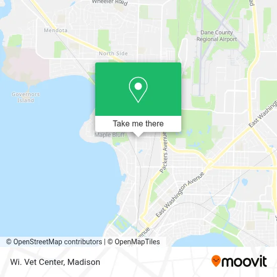 Wi. Vet Center map