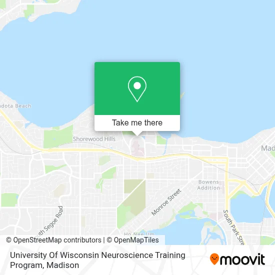 University Of Wisconsin Neuroscience Training Program map