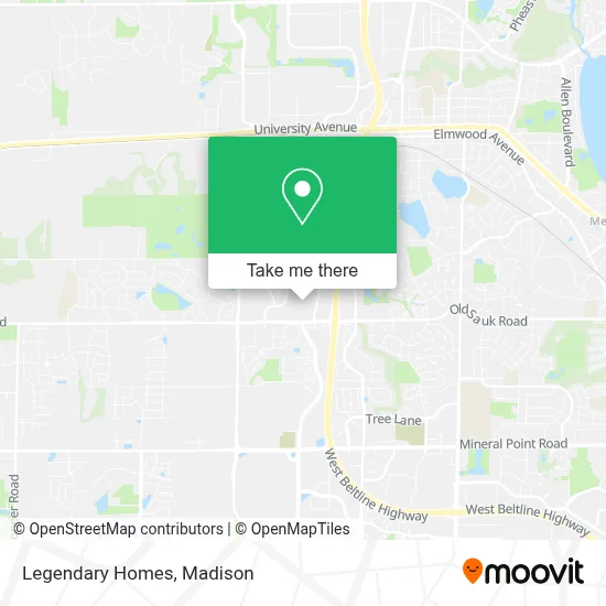 Legendary Homes map