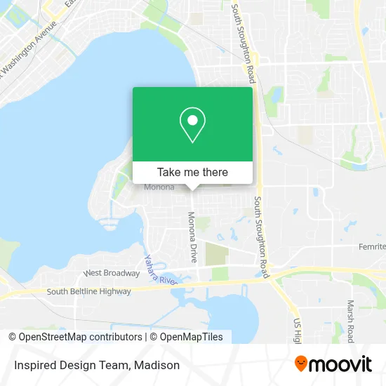 Inspired Design Team map