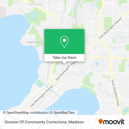 Division Of Community Corrections map