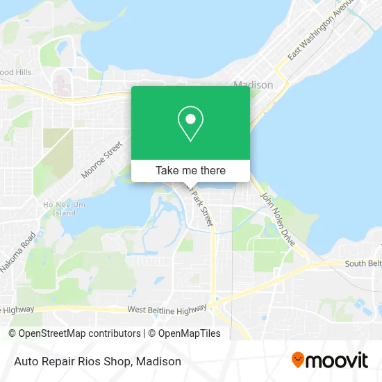 Auto Repair Rios Shop map